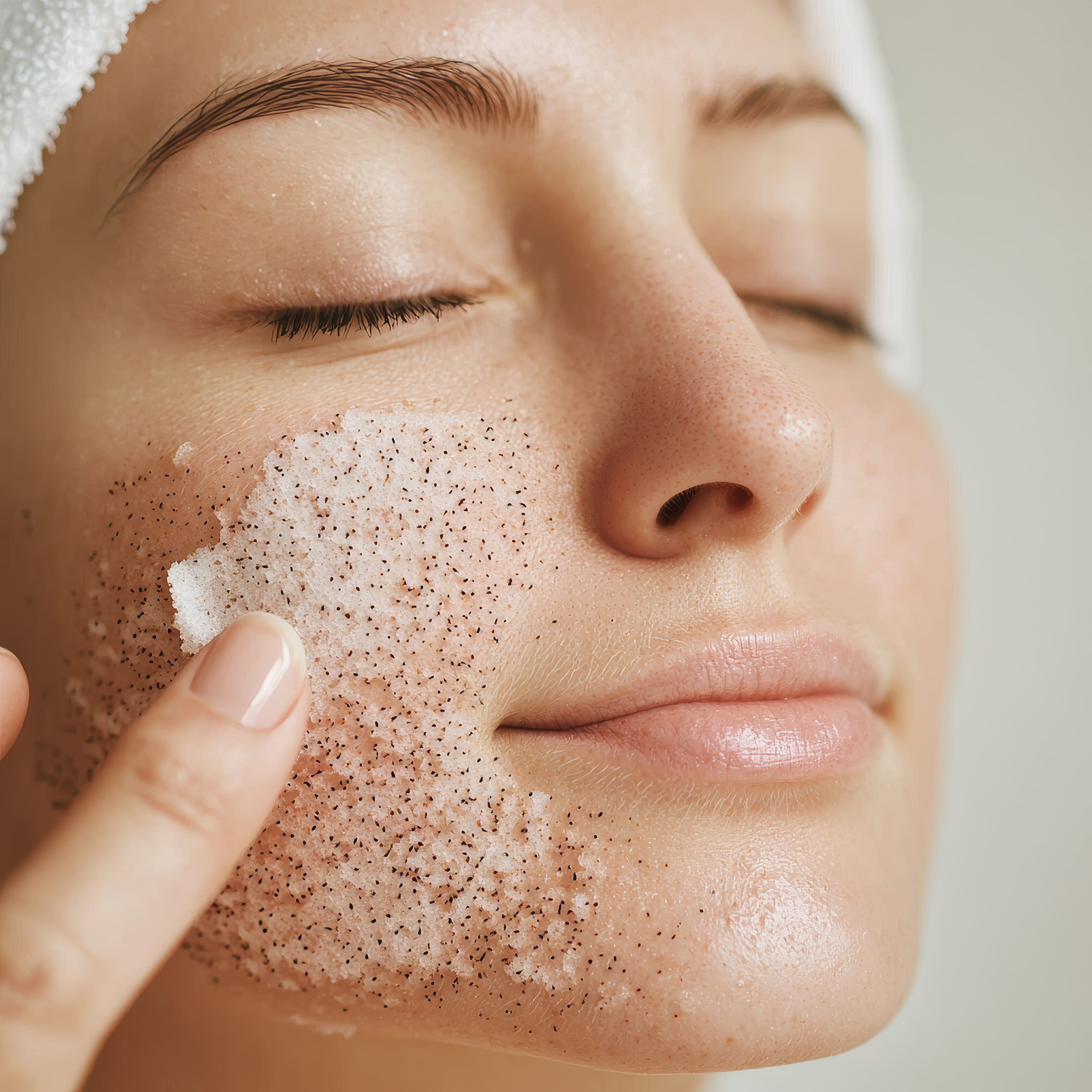 pelle dopo estate esfoliazione scrub viso